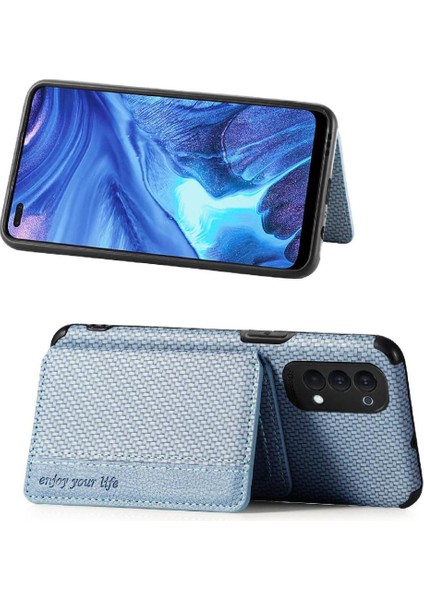 Oppo Oppo 4 Için Kılıf Manyetik Kart Tutucu Standı Fonksiyonu Rfıd Engelleme (Yurt Dışından) indirimleri