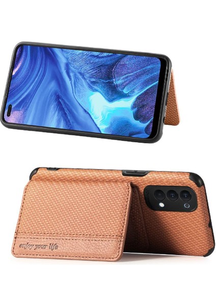Oppo Oppo 4 Için Kılıf Manyetik Kart Tutucu Standı Fonksiyonu Rfıd Engelleme (Yurt Dışından) fırsatları
