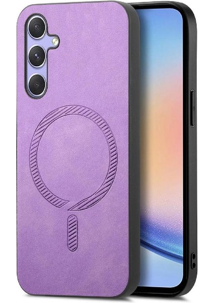 Samsung Galaxy A34 Hafif Ince Kablosuz Şarj Magsafe Araba (Yurt Dışından) modelleri