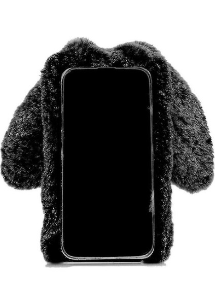 Realme C61 Peluş Telefon Kılıfı Için Kılıf Sonbahar ve Kış Sevimli Peluş Tavşan (Yurt Dışından) modelleri