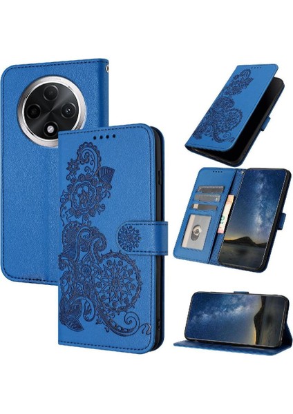 Kart Yuvası Standı ile Xiaomi Redmi A3 Pro Için Flip Case Pu Deri Manyetik (Yurt Dışından)