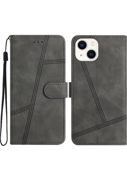 IPhone 15 Için Flip Case Artı Kart Yuvaları Tutucu Manyetik Tam Koruma Pu (Yurt Dışından)