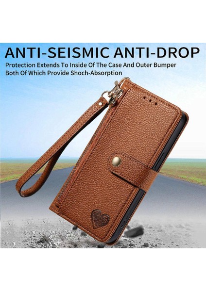Infinix Not 40 Fermuar Cüzdan Için Flip Case Darbeye Deri Kılıf Aşk (Yurt Dışından) fiyatları