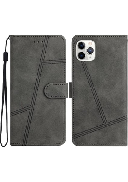 IPhone 11 Için Flip Case Pro Max Flip Folio Cüzdan Pu Deri Tam Bilek (Yurt Dışından)