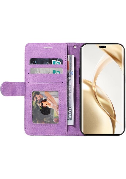 Mays Home1 Onur Için Flip Case 200 Pro Flip Folio Kitap Kickstand Koruyucu Dikiş (Yurt Dışından)