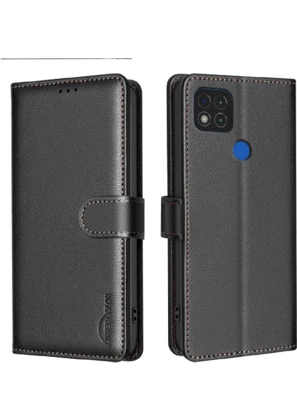 Xiaomi Redmi 10A Cüzdan Pu Deri Kart Tutucu Kickstand Için Flip Case (Yurt Dışından)