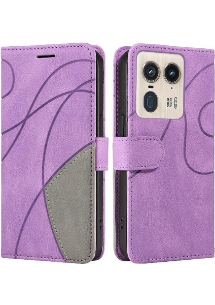 Motorola Moto X50 Ultra 5g Için Flip Case Kart Yuvası Standı Kickstand ile (Yurt Dışından)