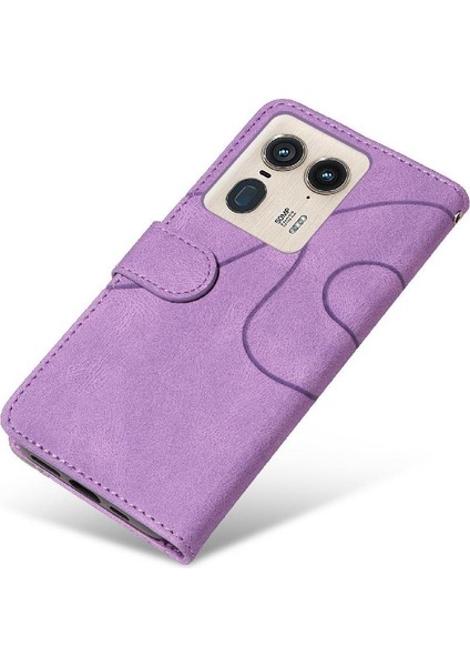 Motorola Moto X50 Ultra 5g Için Flip Case Kart Yuvası Standı Kickstand ile (Yurt Dışından)