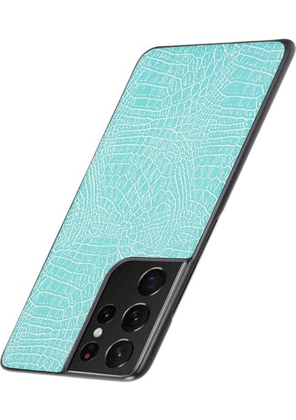 Samsung Galaxy S21 Ultra Klasik Timsah Kapak Için Şık Klasik Kılıf (Yurt Dışından) fiyatları