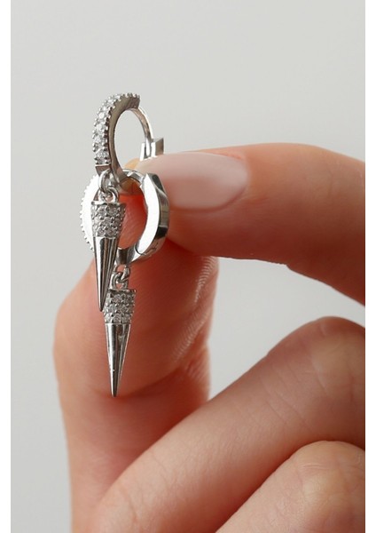 925 Ayar Gümüş Elegant Küpe