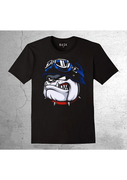 Pitbull Dog Fly Pilot Köpek Vahşi Tişört Çocuk T-Shirt