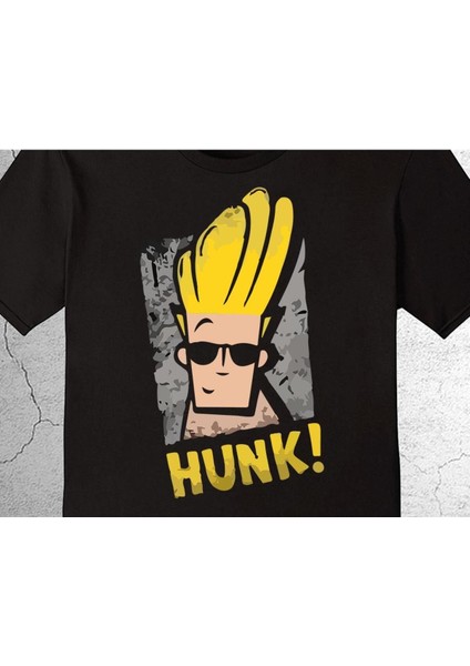 Johnny Bravo Yakışıklı Güçlü Tişört Çocuk T-Shirt