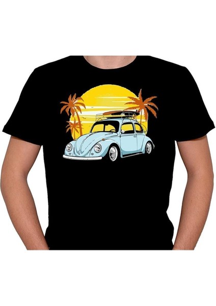 Volkswagen Beetle Summer Vosvos Retro Tişört T-Shirt fiyatları