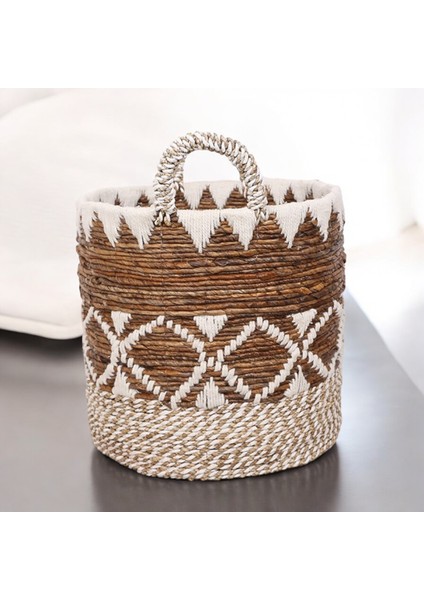 El Yapımı Muz Yaprağı Sepeti Çevre Dostu Organizer Düzenleyici Depolama 35CM Oceanpoint