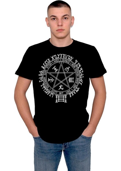 Pentagram Hellsing Music Band Tişört T-Shirt