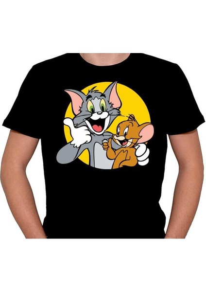 Tom And Jerry Cartoon Network Fare Kedi Tişört T-Shirt fiyatları