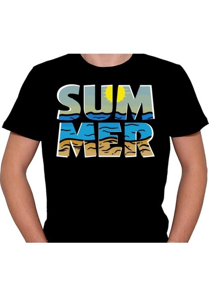 Summer Yaz Swiming Deniz Kum Güneş Tişört T-Shirt fiyatları