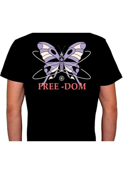 Freedom Özgürlük Kelebek Retro Tişört T-Shirt fiyatları