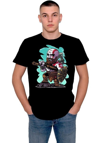 God Of War Kratos Kalkan Balta Game Tişört T-Shirt