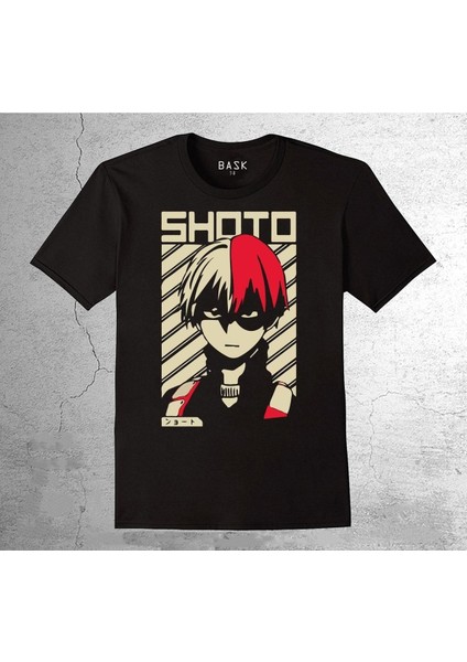 Shoto Todoroki Anime Naruto Tişört Çocuk T-Shirt