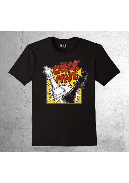 Check Mate Santranç Şahmat Piyon At Fil Tişört Çocuk T-Shirt