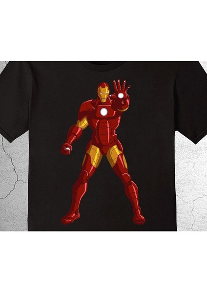 Iron Man Demir Adam Avengers Yenilmezler Tony Stark Tişört Çocuk T-Shirt