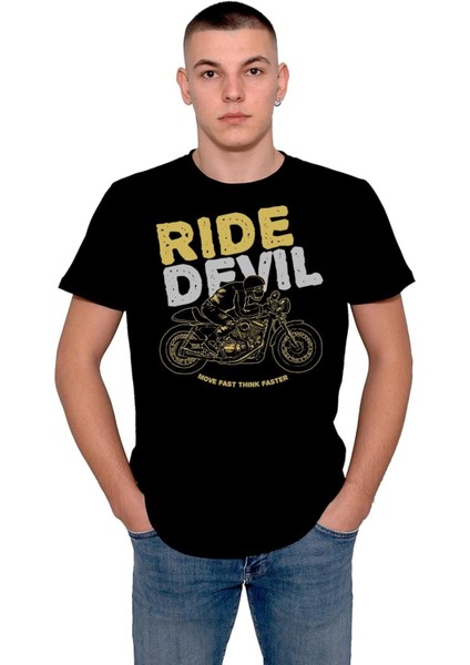 Motorcycle Ride Devil Harley Fast Tişört T-Shirt fiyatları