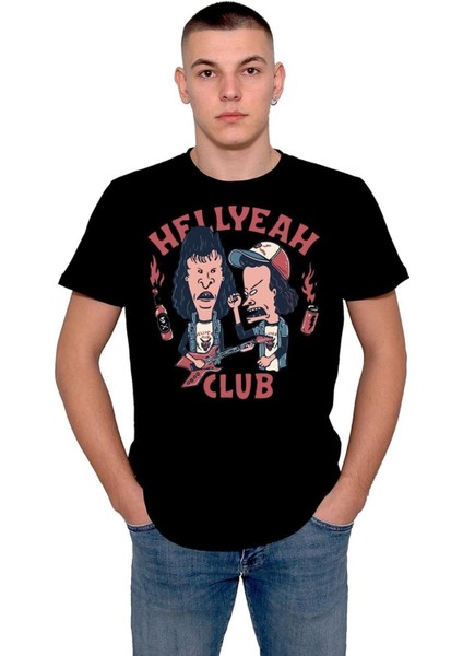 Hellyeah Club Ateş Kulübü Müzik Group Tişört T-Shirt