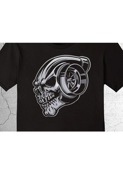 Motor Kuru Kafa Skull Tişört Çocuk T-Shirt fiyatları