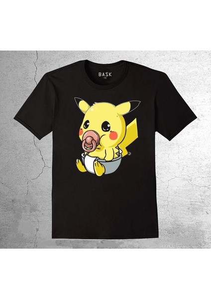 Bebek Pikachu Pikaçu Elektrik Baby Tişört Çocuk T-Shirt
