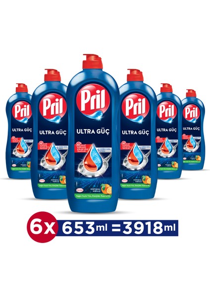Bulaşık Deterjanı Adana Portakalı 675 ml 6 Lı