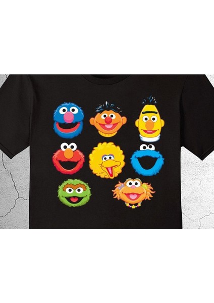 Susam Sokağı Cookie Kurabiye Canavarları Tişört Çocuk T-Shirt fiyatları