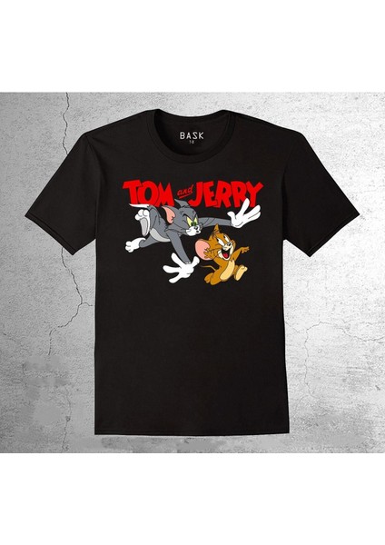 Tom And Jerry Kedi Fare Cartoon Network Tişört Çocuk T-Shirt