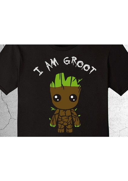 I'm Groot Ağaç Adam Avengers Galaksi Koruyucu Tişört Çocuk T-Shirt