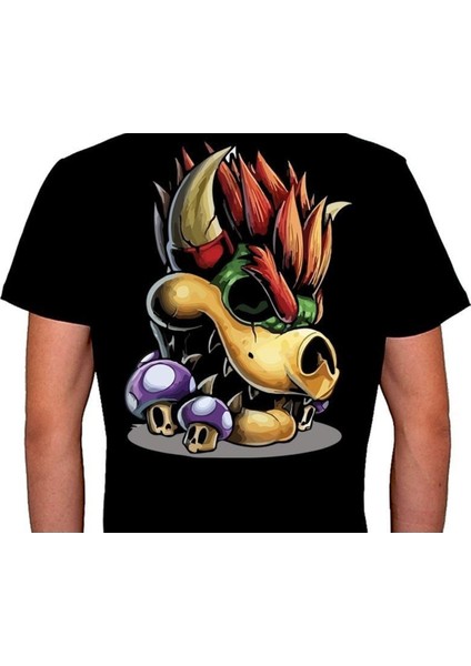 Super Mario Bölüm Sonu Canavarı Mantar Mushroom Tişört T-Shirt fiyatları