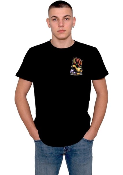 Super Mario Bölüm Sonu Canavarı Mantar Mushroom Tişört T-Shirt modelleri