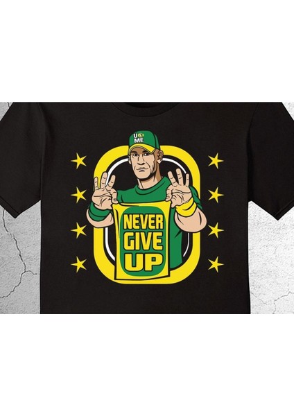 John Cena Never Give Up American Güreşi Tişört Çocuk T-Shirt