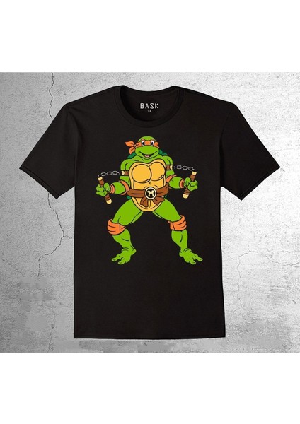 Ninja Kaplumbağalar Michaelangeloninja Turtles Tişört Çocuk T-Shirt