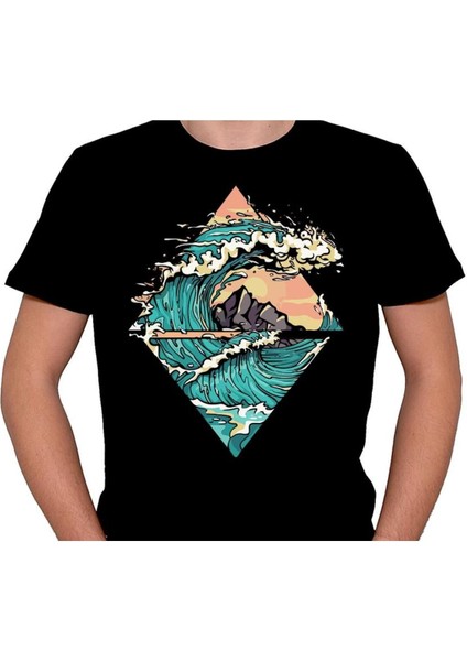 Sea Deniz Dalga Surf California Tişört T-Shirt fiyatları