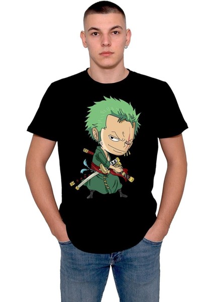 Roronoa Zoro Logo Animasyon Tişört T-SHIRTBSK01-231SÖ Roronoa Zoro Logo Animasyon Tişört Unis
