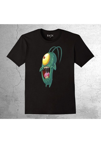 Plankton Sünger Bob Caracter Tişört Çocuk T-Shirt