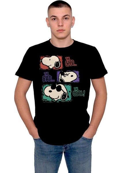Iyi Kötü Havalı Köpek Good Bad Cool Dog Tişört T-Shirt