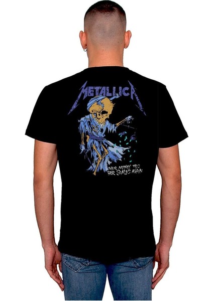 Metallica Skull Kuru Kafa Tişört T-Shirt