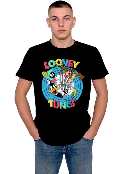 Looney Tunes Çizgi Film Tazz Bugs Bunny Duffy Duck Tişört T-Shirt