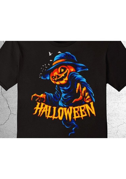 Happy Halloween Bal Kabağı Cadılar Bayramı Tişört Çocuk T-Shirt