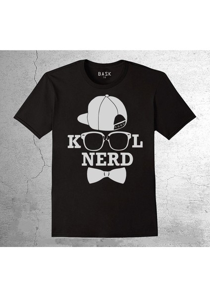 Kool Nerd Havalı Inek Gözlük Papyon Kep Tişört Çocuk T-Shirt