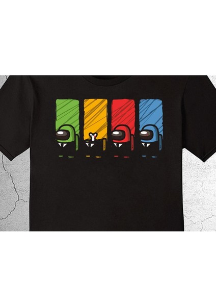 Among Us Game Gamer Konsol Tişört Çocuk T-Shirt fiyatları