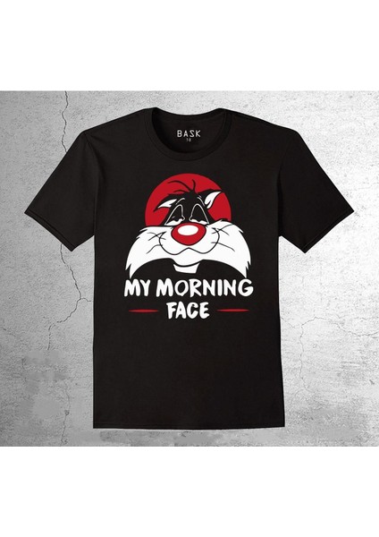 Sylvester Cat My Morning Face Kalkınca Surat Ifadem Tişört Çocuk T-Shirt
