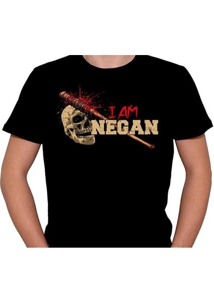 I Am Negan The Walking Dead Yürüyen Ölüler Tişört T-Shirt