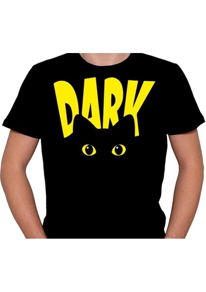 Dark Cat Illüsion Kedi Retro Tişört T-Shirt fiyatları